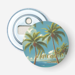 Vintage Style Hawaiian Travel Aloha From Hawaii Bottle Opener