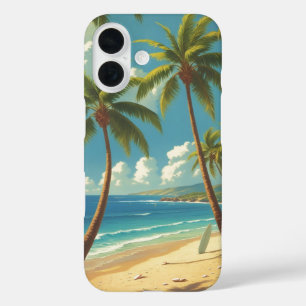 Vintage Style Hawaiian Travel Aloha From Hawaii iPhone 16 Case