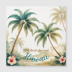 Vintage Style Hawaiian Travel Honolulu