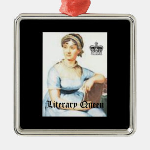 Vintage Style Jane Austen Christmas Ornament