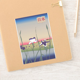 Vintage Style Japan Flowers