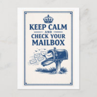 Vintage-Style "Keep Calm" Mailbox