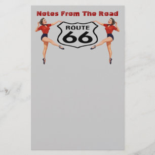 Vintage Style "Kicks" Stationery Customise Saying