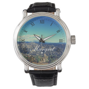 Vintage style landscape photography watch
