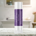Vintage style lip balm tube label - purple<br><div class="desc">A label for lip balm tubes with a vintage style in the colour purple</div>