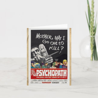 Vintage-Style "Mother May I Go Out?" Note Card