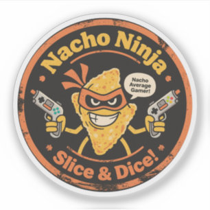 Vintage Style Nacho Chip with Light Guns Gamer 