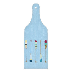 Vintage-style Oars Cutting Board
