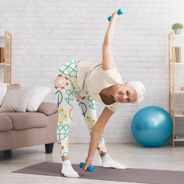 Vintage Style Pastel Capri Leggings (Creator Uploaded)