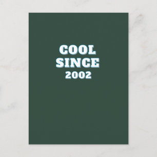 Vintage Style Personalised Year Shirt - Cool Since Postcard