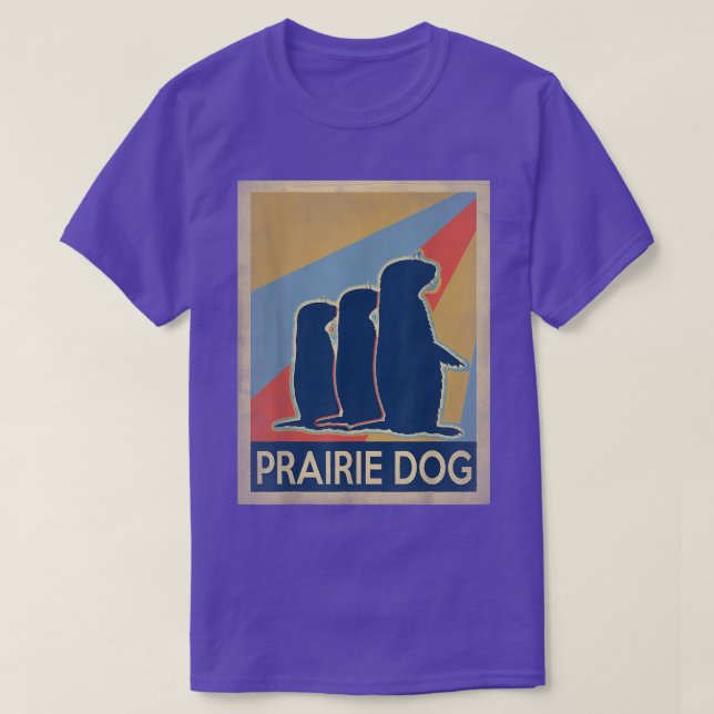 Vintage style prairie dog  T-Shirt (Design Front)