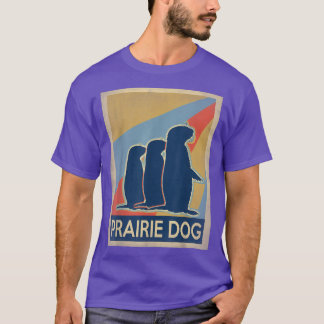 Vintage style prairie dog  T-Shirt