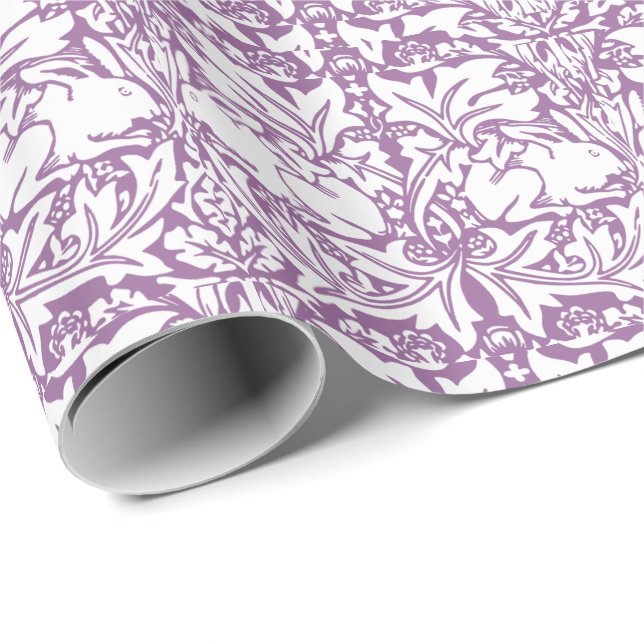 Vintage Style  Rabbit & Botanical  Wrapping Paper (Roll Corner)