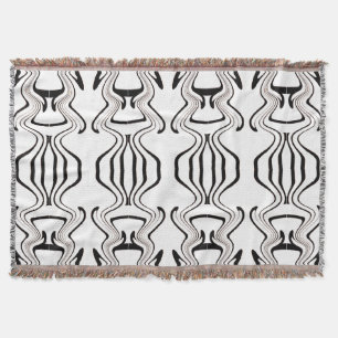 Vintage Style Retro Motivational Typography Quote Throw Blanket