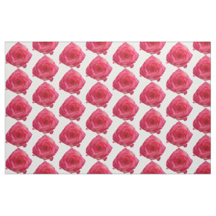 Vintage style roses on cotton fabric