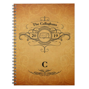 Vintage Style RV Camper Travel Journal