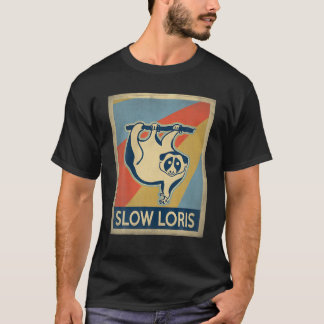Vintage style Slow Loris T Shirt