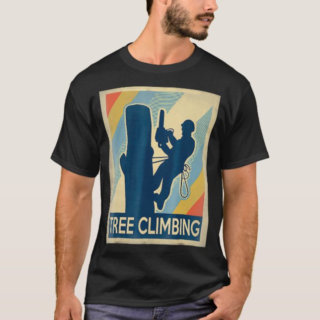Vintage style Tree Climbing shirt  (Front)