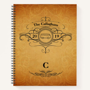 Vintage Style Van Travel Journal