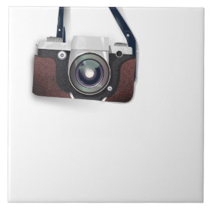 Vintage Style Vintage camera Ceramic Tile