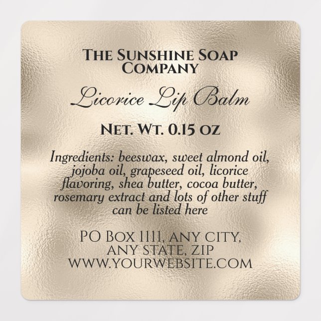 Vintage style waterproof cosmetics pearl foil (Design 1)