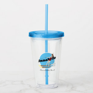Vintage-style Waterski Acrylic Tumbler