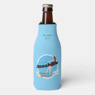 Vintage-style Waterski Bottle Cooler