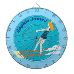 Vintage-style Waterski Dartboard