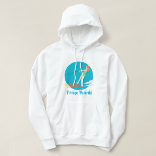 Vintage-style Waterski Hoodie