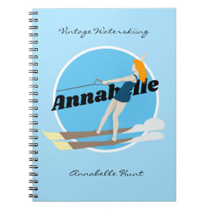 Vintage-style Waterski Notebook