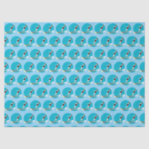 Vintage-style Waterski Tissue Paper