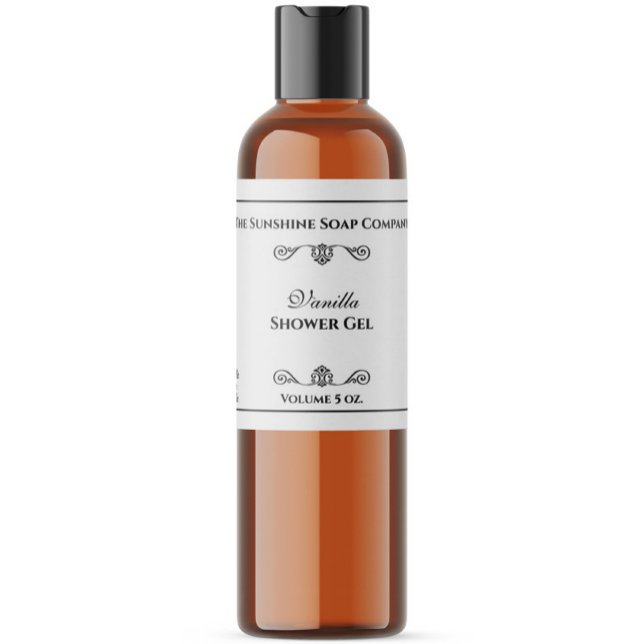 Vintage style white with black text cosmetic label (Creator Uploaded)