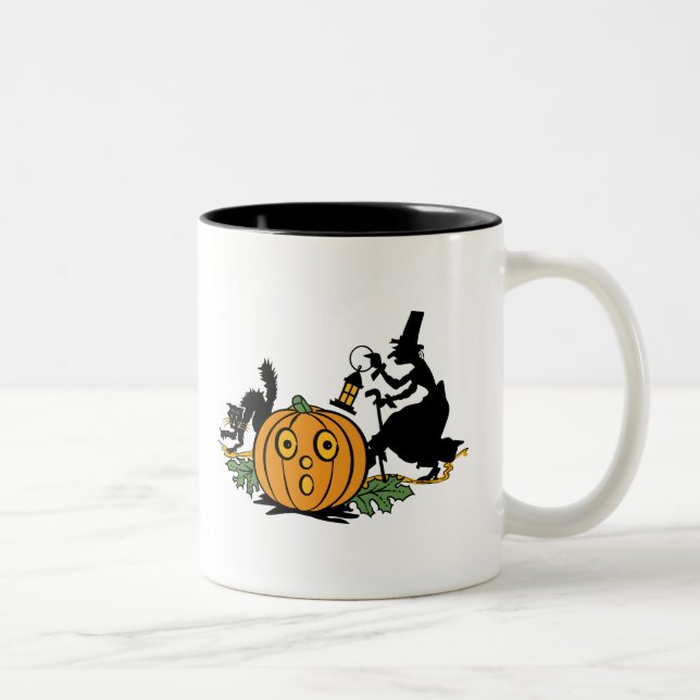 Vintage Style Witch Halloween Mug (Right)