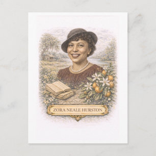 Vintage-Style Zora Neale Hurston Writer Postcard