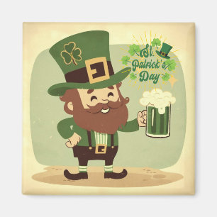 Vintage styled Saint Patrick's day Magnet
