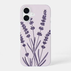 Vintage Stylised Lavender iPhone 16 Case
