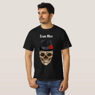Vintage Sugar Skull Team Men T-Shirt