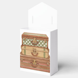 Vintage Suitcases Shabby Chic Favour Box
