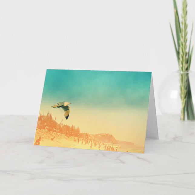 Vintage Summer Greeting Card (Front)