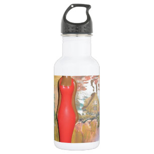 vintage summer Red.png 532 Ml Water Bottle