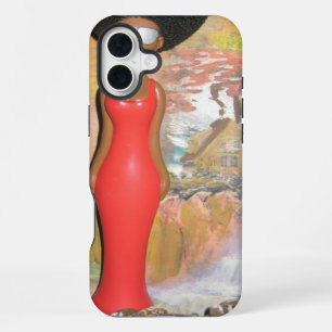 vintage summer Red.png iPhone Case