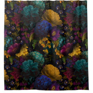 Vintage Summer Romanticism Maximalism heritage Shower Curtain