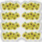 Vintage Summer Sunflowers Shaped Contour Stickers