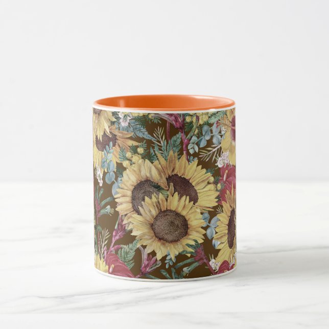 Vintage Summertime Tropical Mug (Center)