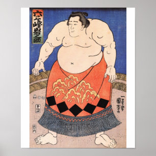 Vintage Sumo Poster