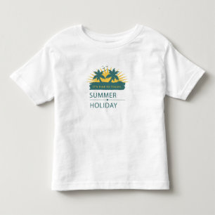 Vintage Sun-Drenched Retro 70s Summer Laptop Skin Toddler T-Shirt
