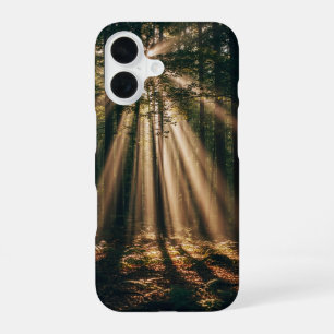 Vintage Sunbeam Forest iPhone 16 Case