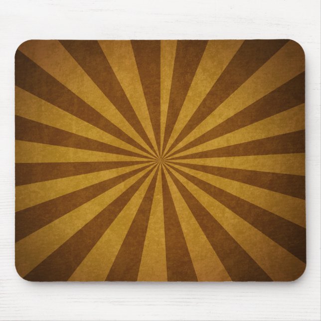 Vintage Sunburst Mouse Pad (Front)