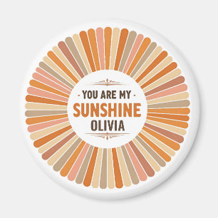 Vintage Sunburst "You are My Sunshine" Magnet