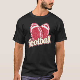 Vintage Sunday Funday Classic Arch Heart I Love Fo T-Shirt